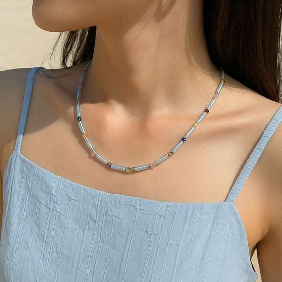 Urban Outfitters Jewelry - Multi Color Translucent Beaded Necklace